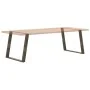 Patas mesa comedor forma U 2uds acero natural 100x(72-73) cm by , Table legs - Ref: Foro24-4012807, Price: 107,93 €, Discount: %