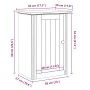 Armario de pared para baño BODO blanco 44x30x60 cm von , Badezimmermöbel - Ref: Foro24-4016854, Preis: 58,71 €, Rabatt: %