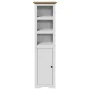 Mueble de baño BODO blanco y marrón 44x30x160 cm von , Badezimmermöbel - Ref: Foro24-4016861, Preis: 129,92 €, Rabatt: %