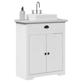 Mueble de baño con lavabo BODO blanco 70x35x80 cm von , Badezimmermöbel - Ref: Foro24-4016863, Preis: 126,84 €, Rabatt: %