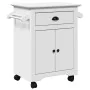 Carrito de cocina BODO blanco 72x45x80 cm by , Kitchen and dining carts - Ref: Foro24-4016875, Price: 137,76 €, Discount: %