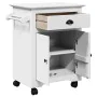 Carrito de cocina BODO blanco 72x45x80 cm by , Kitchen and dining carts - Ref: Foro24-4016875, Price: 137,76 €, Discount: %