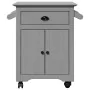 Carrito de cocina BODO gris 72x45x80 cm von , Küchen- und Speisewagen - Ref: Foro24-4016877, Preis: 145,44 €, Rabatt: %