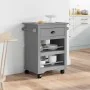 Carrito de cocina BODO gris 67,5x45x80 cm by , Kitchen and dining carts - Ref: Foro24-4016880, Price: 109,30 €, Discount: %