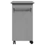 Carrito de cocina BODO gris 67,5x45x80 cm by , Kitchen and dining carts - Ref: Foro24-4016880, Price: 109,30 €, Discount: %