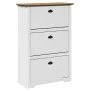 Zapatero BODO blanco y marrón 80x35x118 cm von , Schuhregale und Schuhorganisatoren - Ref: Foro24-4016882, Preis: 158,32 €, R...