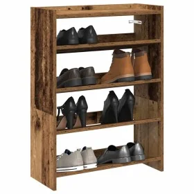 Mueble zapatero madera contrachapada madera vieja 60x25x81 cm by , Shoe racks and shoe organizers - Ref: Foro24-859885, Price...