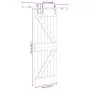 Puerta corredera con herrajes madera maciza de pino 70x210 cm von , Türen - Ref: Foro24-3332604, Preis: 180,88 €, Rabatt: %