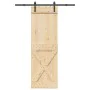 Puerta corredera con herrajes madera maciza de pino 70x210 cm von , Türen - Ref: Foro24-3332748, Preis: 172,29 €, Rabatt: %