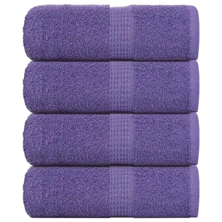 Toallas de jabón 4 uds púrpura 30x30 cm 360 gsm 100% algodón de , Toallas - Ref: Foro24-136873, Precio: 13,36 €, Descuento: %