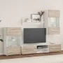 Muebles de TV 5 piezas con iluminación LED roble sonoma von , TV-Möbel - Ref: Foro24-3324231, Preis: 478,22 €, Rabatt: %