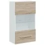 Muebles de TV 5 piezas con iluminación LED roble sonoma von , TV-Möbel - Ref: Foro24-3324231, Preis: 478,22 €, Rabatt: %