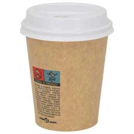 Tapas de cartón para vasos de café Ø80 mm 8oz 1000 uds von , Einwegbecher - Ref: Foro24-4102803, Preis: 37,62 €, Rabatt: %