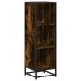 Estantería madera de ingeniería roble ahumado 33,5x33x107,5 cm de , Librerías y estanterías - Ref: Foro24-849156, Precio: 55,...