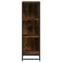 Estantería madera de ingeniería roble ahumado 33,5x33x107,5 cm de , Librerías y estanterías - Ref: Foro24-849156, Precio: 55,...