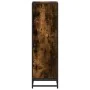 Estantería madera de ingeniería roble ahumado 33,5x33x107,5 cm de , Librerías y estanterías - Ref: Foro24-849156, Precio: 55,...