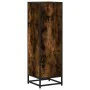 Estantería madera de ingeniería roble ahumado 33,5x33x107,5 cm de , Librerías y estanterías - Ref: Foro24-849156, Precio: 55,...