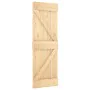 Puerta corredera con herrajes madera maciza de pino 70x210 cm von , Türen - Ref: Foro24-3332646, Preis: 204,39 €, Rabatt: %