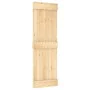 Puerta corredera con herrajes madera maciza de pino 70x210 cm de , Puertas - Ref: Foro24-3332652, Precio: 166,63 €, Descuento: %