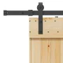 Puerta corredera con herrajes madera maciza de pino 70x210 cm de , Puertas - Ref: Foro24-3332652, Precio: 166,63 €, Descuento: %