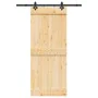 Puerta corredera con herrajes madera maciza de pino 85x210 cm de , Puertas - Ref: Foro24-3332678, Precio: 167,73 €, Descuento: %