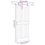 Puerta corredera con herrajes madera maciza de pino 85x210 cm de , Puertas - Ref: Foro24-3332678, Precio: 167,73 €, Descuento: %