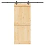 Puerta corredera con herrajes madera maciza de pino 85x210 cm by , Doors - Ref: Foro24-3332684, Price: 180,42 €, Discount: %