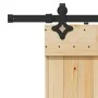 Puerta corredera con herrajes madera maciza de pino 85x210 cm by , Doors - Ref: Foro24-3332684, Price: 180,42 €, Discount: %
