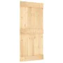 Puerta corredera con herrajes madera maciza de pino 95x210 cm de , Puertas - Ref: Foro24-3332686, Precio: 202,77 €, Descuento: %