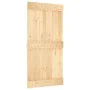 Puerta corredera con herrajes madera maciza de pino 100x210 cm de , Puertas - Ref: Foro24-3332699, Precio: 234,27 €, Descuent...