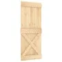 Puerta corredera con herrajes madera maciza de pino 85x210 cm de , Puertas - Ref: Foro24-3332774, Precio: 193,03 €, Descuento: %