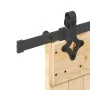 Puerta corredera con herrajes madera maciza de pino 85x210 cm de , Puertas - Ref: Foro24-3332774, Precio: 193,03 €, Descuento: %