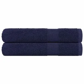 Toallas 2 uds 100% algodón azul marino 100x200 cm 600 gsm by , Towels - Ref: Foro24-136794, Price: 40,54 €, Discount: %