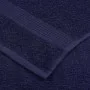 Toallas 2 uds 100% algodón azul marino 100x200 cm 600 gsm de , Toallas - Ref: Foro24-136794, Precio: 41,55 €, Descuento: %