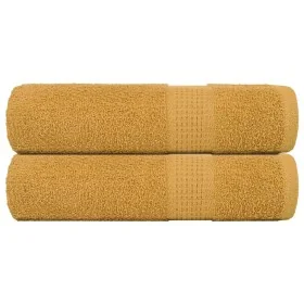 Toallas de mano 2 uds 100% algodón oro 50x100 cm 360 gsm von , Handtücher - Ref: Foro24-136806, Preis: 15,43 €, Rabatt: %