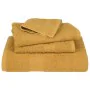 Toallas de ducha 4 uds 100% algodón oro 70x140 cm 360 gsm by , Towels - Ref: Foro24-136810, Price: 35,14 €, Discount: %