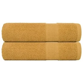 Toallas de baño 2 uds oro 100x150 cm 360 gsm 100% algodón von , Handtücher - Ref: Foro24-136812, Preis: 27,43 €, Rabatt: %