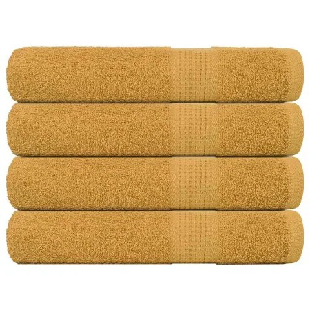 Toallas 4 piezas oro 100x200 cm 360 gsm 100% algodón by , Towels - Ref: Foro24-136819, Price: 56,71 €, Discount: %