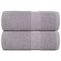 Toallas de visita 2 uds gris 30x50 cm 360 gsm 100% algodón by , Towels - Ref: Foro24-136827, Price: 11,99 €, Discount: %