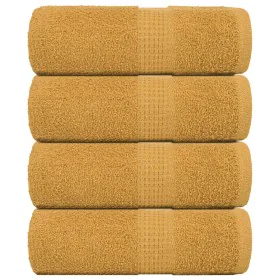 Toallas invitados 4 uds 100% algodón oro 30x50 cm 360 gsm by , Towels - Ref: Foro24-136804, Price: 17,55 €, Discount: %