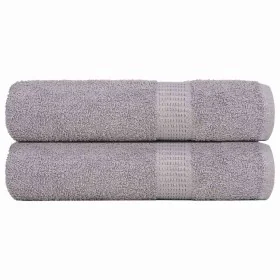 Toallas de ducha 2 uds 100% algodón gris 70x140 cm 360 gsm by , Towels - Ref: Foro24-136833, Price: 22,07 €, Discount: %