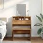 Taburete vestidor madera contrachapada artisan roble 70x35x45cm de , Bancos de tocador - Ref: Foro24-857042, Precio: 38,82 €,...
