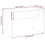 Taburete vestidor madera contrachapada artisan roble 70x35x45cm de , Bancos de tocador - Ref: Foro24-857042, Precio: 38,82 €,...