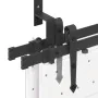 Kit de herrajes para puertas correderas acero negro 213,5 cm de , Artículos para puertas - Ref: Foro24-3295726, Precio: 167,0...