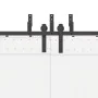 Kit de herrajes para puertas correderas acero negro 213,5 cm by , Door items - Ref: Foro24-3295724, Price: 148,98 €, Discount: %