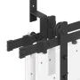 Kit de herrajes para puertas correderas acero negro 213,5 cm by , Door items - Ref: Foro24-3295724, Price: 148,98 €, Discount: %
