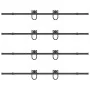 Kit de herrajes para puertas correderas acero negro 400 cm von , Türartikel - Ref: Foro24-3295758, Preis: 208,24 €, Rabatt: %