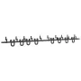 Kit de herrajes para puertas correderas acero negro 366 cm de , Artículos para puertas - Ref: Foro24-3295753, Precio: 234,20 ...