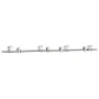 Kit de herrajes para puerta corredera 200 cm acero plateado de , Artículos para puertas - Ref: Foro24-3295764, Precio: 186,59...