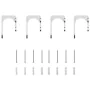 Kit de herrajes para puerta corredera 200 cm acero plateado de , Artículos para puertas - Ref: Foro24-3295764, Precio: 186,59...